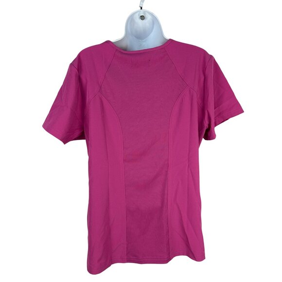 Planet Koi Longevity Scrub Top Medium Terra Pink Moisture Wicking Quick Dry - Picture 2 of 5